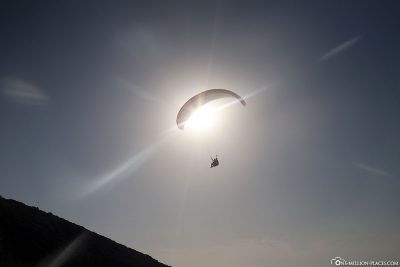 Paragliding am Myrtos Beach