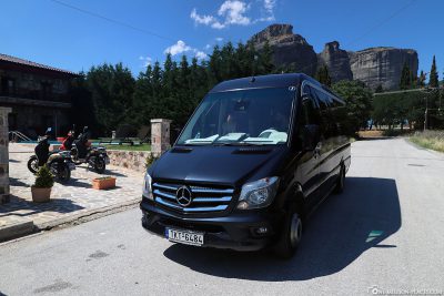 The tour bus of Visit Meteora