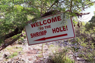 Der Weg zum Shrimp Hole