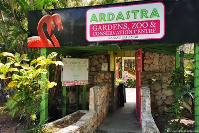 Entrance to Ardastra Gardens, Zoo and Conservation Centre