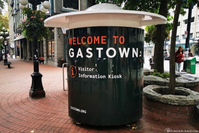 The historic Gastown district