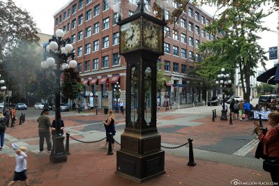The steam clock in Vancouver