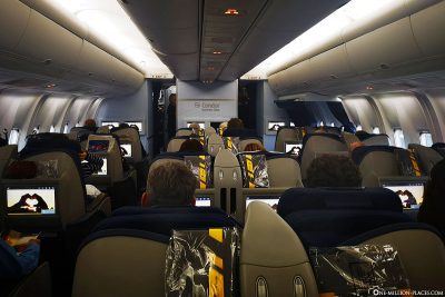 Die Business Class in der Boeing 767-300ER von Condor