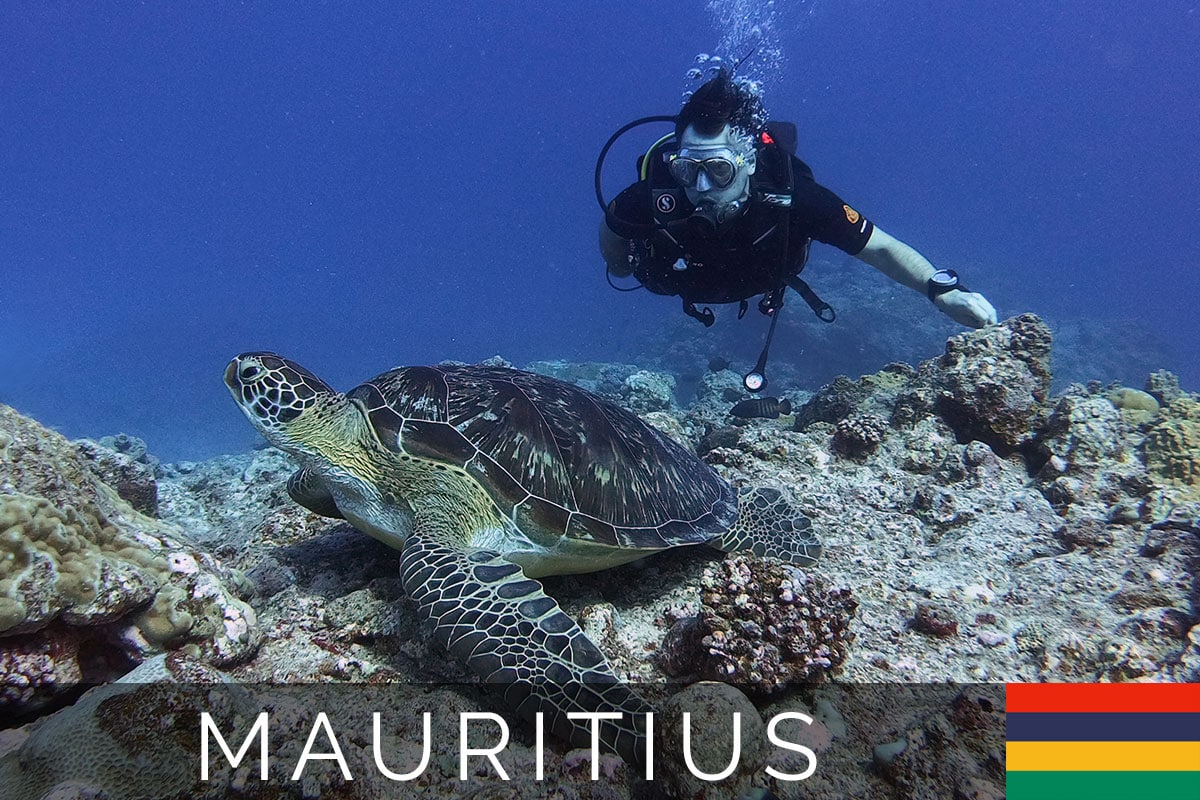 cover photo, Diving Mauritius, Wreck Diving, West Coast, Diving, Travelreport