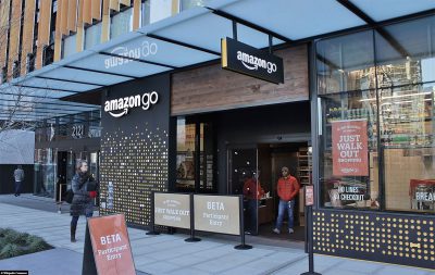 Das erste Amazon GO Ladengeschäft in Seattle