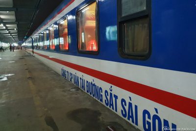 The night train from Hanoi to Hue