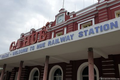 The railway station in Hue