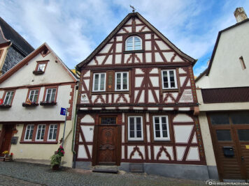 Half-timbered house in the old town