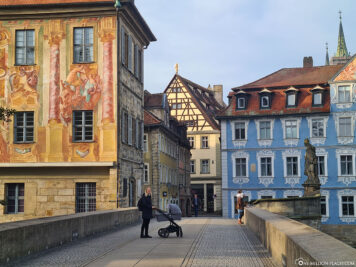 With stroller in Bamberg