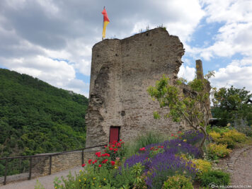 The ruins of Metternich Castle