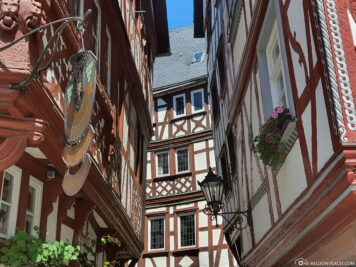 Half-timbered houses in the Old Town