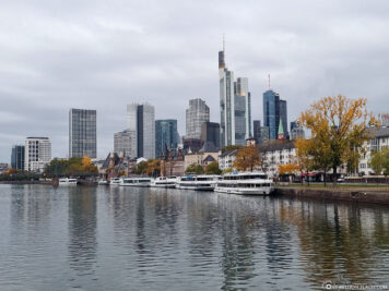 Die Skyline von Frankfurt