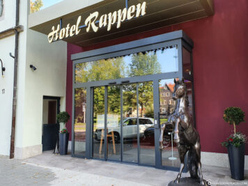 The Hotel Rappen in Rothenburg