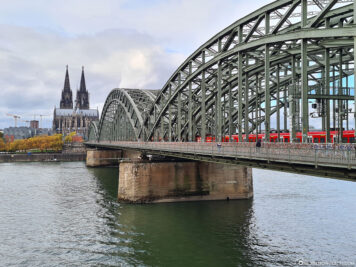 The Hohenzollern Bridge & the Cathedral