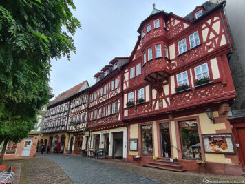 Half-timbered houses at The Schnatterloch