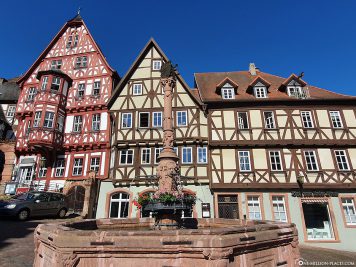 Half-timbered houses on the old market square