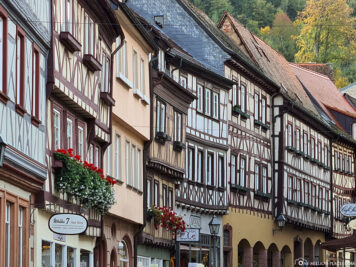Half-timbered houses in the Old Town