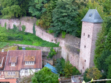 The city wall of Miltenberg