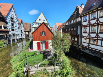 View of the Fisherman's Quarter in Ulm 