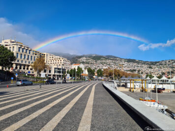 The promenade of Funchal