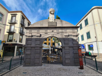 The city gate of Funchal