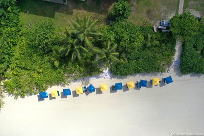 Der Strand des Acajou Beach Resort