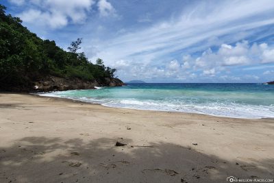 The beach of Anse Major