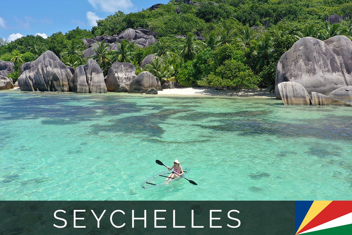 Seychelles La Digue Crystal Water Kayak Blog Post