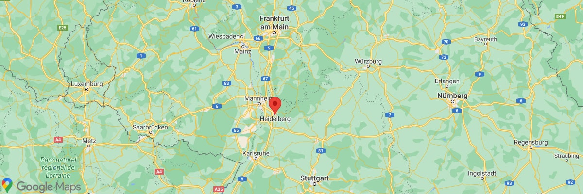 Heidelberg Karte Lage