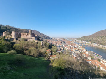 Panorama von Heidelberg & dem Schloss
