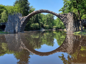 Reflection of the Rakotz bridge