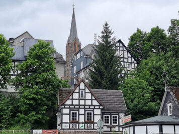 Half-timbered structure in Bad Berleburg