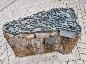 Modell der Stadt Siegen