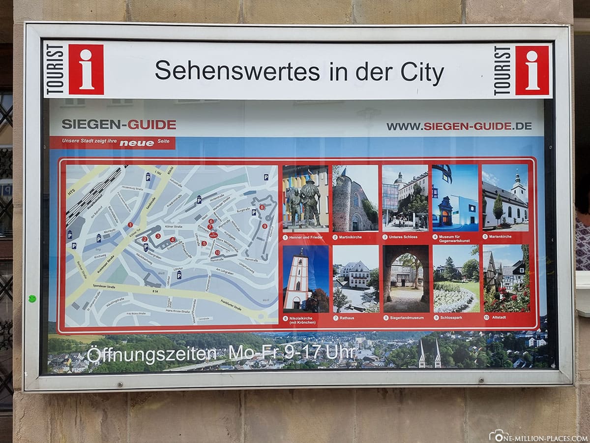Siegen Stadtplan Sehenswürdigkeiten