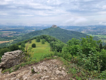 View from the Zeller Horn to Hohenzollern Castle