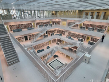 The library in Stuttgart