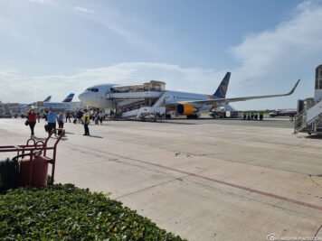 Ankunft am Flughafen in Punta Cana