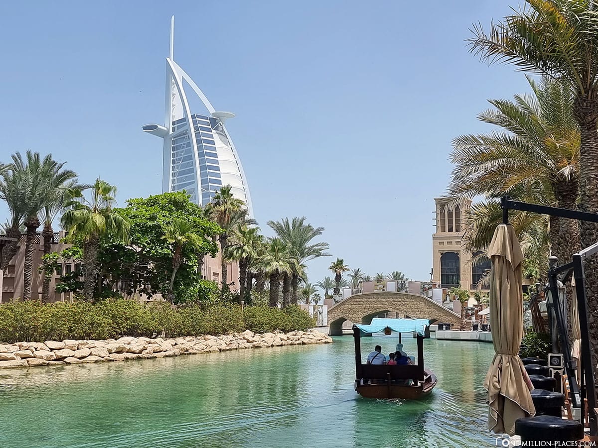 Souk Madinat, boat tour, Burj Al Arab, photo spot