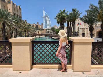 The view from the Souk Madinat