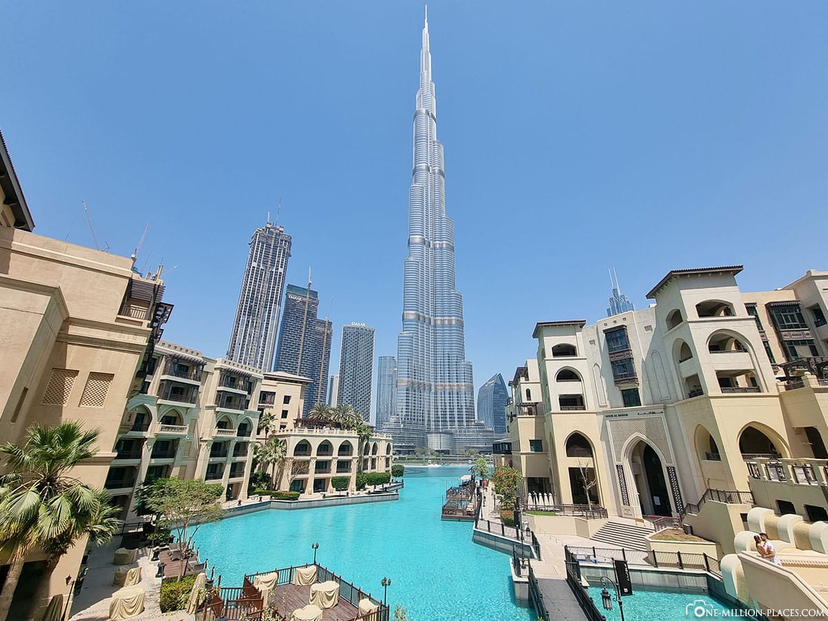 Souk Al Bahar, Ausblick, Burj Khalifa