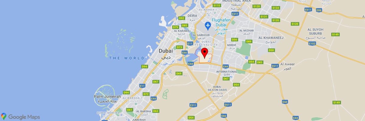 Dubai Creek Harbour, Lage, Karte, Reisebericht