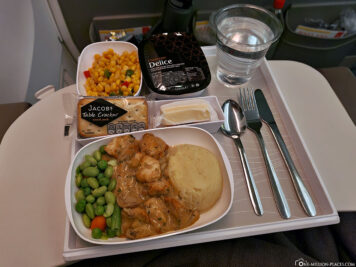 Das Abendessen bei Emirates