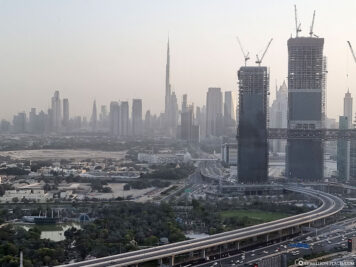 Blick auf Downtown Dubai