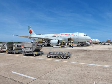 Our flight with Air Canada