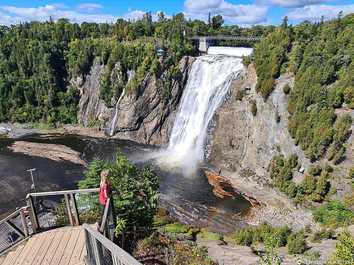 Montmorency-Fall, Quebec, Sehenswürdigkeiten, Fotospot, Wasserfall
