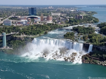 The USA side of Niagara Falls