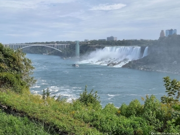 The American Falls & the Bridal Veil Falls