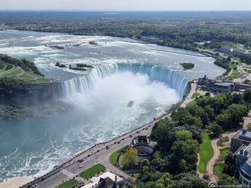 The Canadian side of Niagara Falls