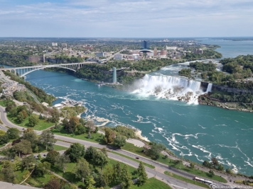 View of American Falls from Skylon Tower
