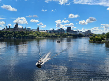 Blick auf den Ottawa Fluss